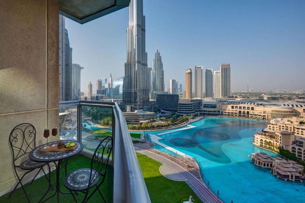 Durrani Homes - Luxe Living With Burj Khalifa And Fountain View - Third Room Without Partition ดูไบ ภายนอก รูปภาพ