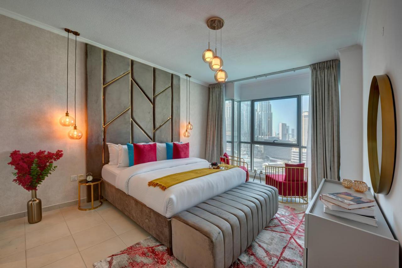 Durrani Homes - Luxe Living With Burj Khalifa And Fountain View - Third Room Without Partition ดูไบ ภายนอก รูปภาพ