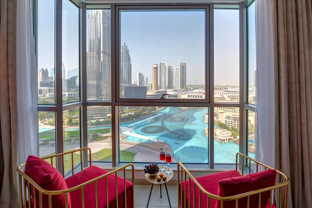 Durrani Homes - Luxe Living With Burj Khalifa And Fountain View - Third Room Without Partition ดูไบ ภายนอก รูปภาพ